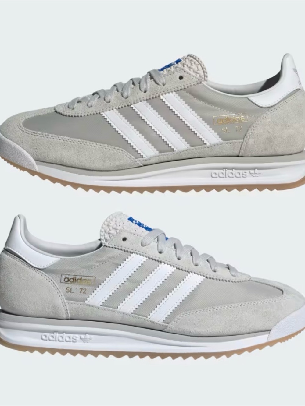 adidas SL 72 Sneakers in Gray & White
